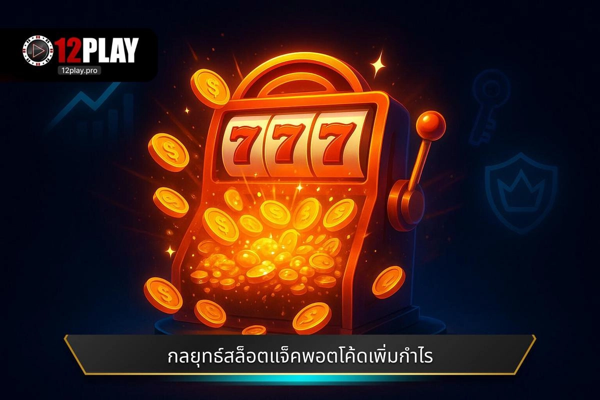 เกมสล็อตแจ็คพอตแจกโค้ด | กลยุทธ์ทำเงิน 12PLAY 4 กลยุทธ์การใช้ เกมสล็อตแจ็คพอตแจกโค้ด เพื่อเพิ่มโอกาสทำกำไร