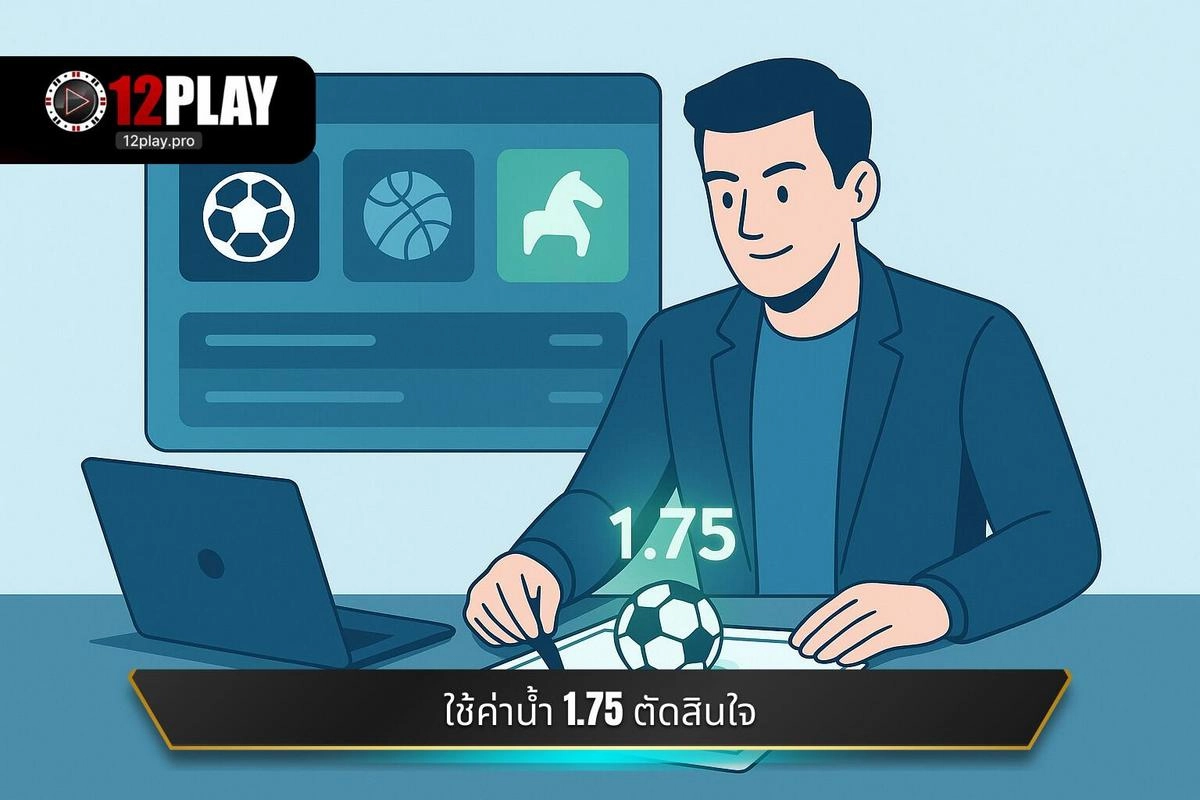 วิเคราะห์การคำนวณผลลัพธ์ของ อัตราต่อรอง 1 3/4 คืออะไร