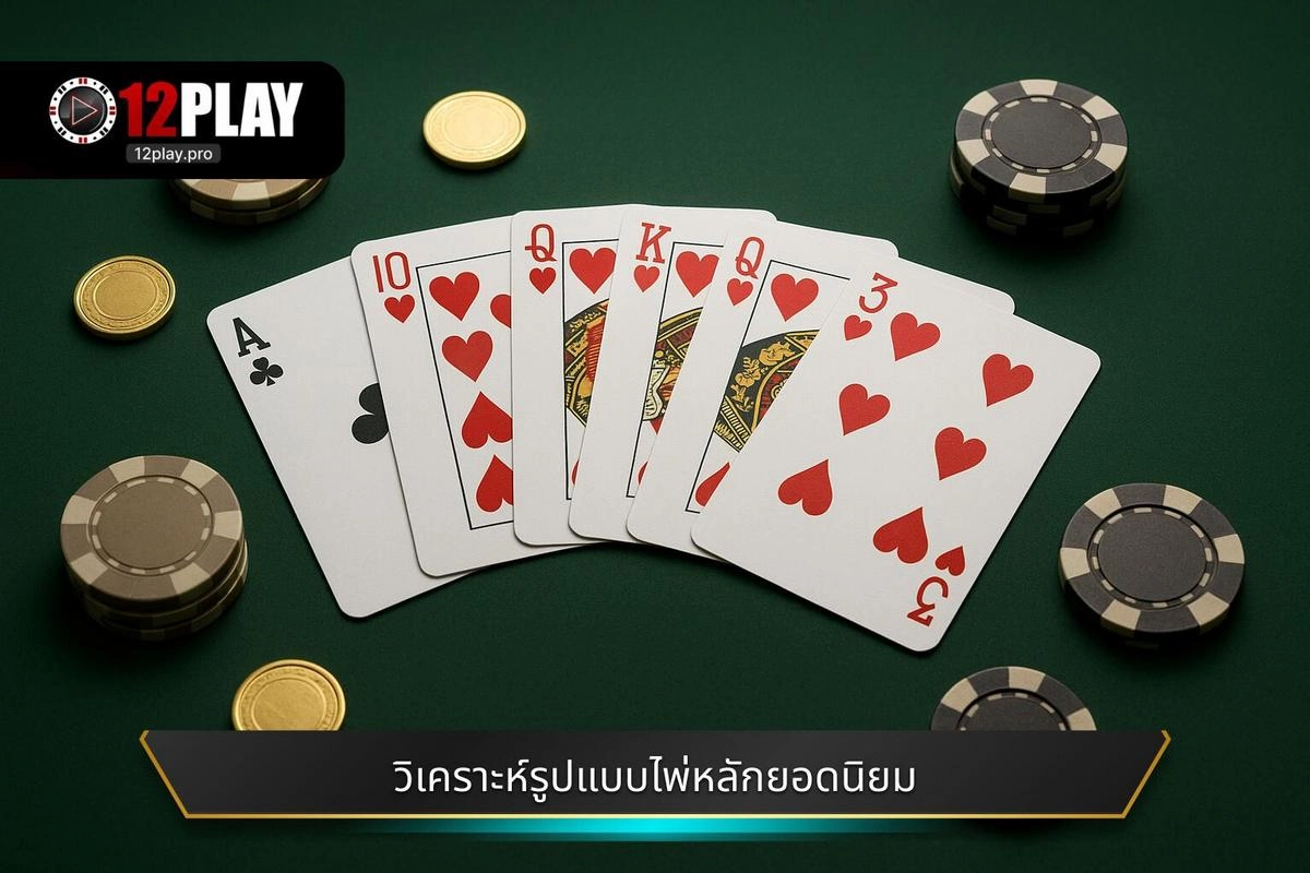 วิธีดูทางบาคาร่า มือโปร: เคล็ดลับทำเงินจาก 12PLAY 3 การวิเคราะห์รูปแบบไพ่หลักที่เป็นที่นิยม