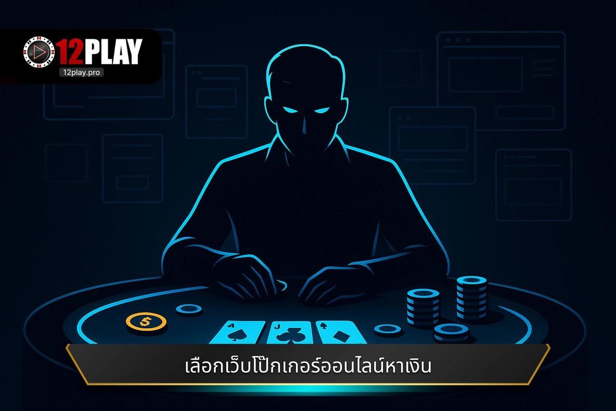  การเลือกสนามรบ: เว็บเล่นโป๊กเกอร์ออนไลน์หาเงิน ที่เหมาะสม