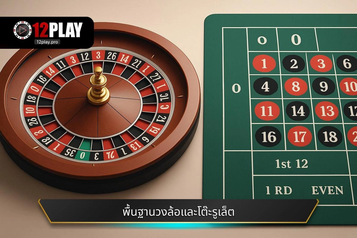 ทำความเข้าใจพื้นฐานของวงล้อและโต๊ะรูเล็ต