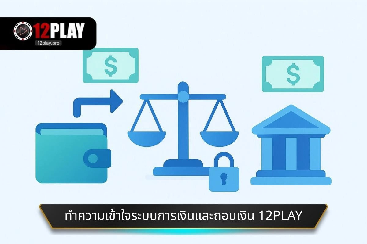 ทำความเข้าใจระบบการเงินและถอนเงิน 12PLAY