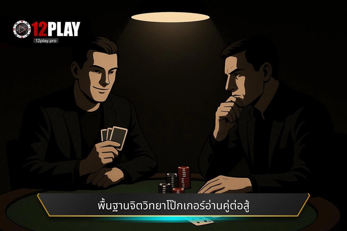 สอนเล่นโป๊กเกอร์เบื้องต้น ด้านจิตวิทยาและการอ่านคู่ต่อสู้